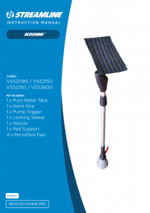 Instructions for Ecoshine Pro™