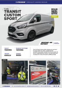 Ford Transit Custom - Smartank™ Hot & Cold Window Cleaning