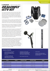 Streamline™ Dragonfly™ CCTV Cleaning Kit Specification Sheet