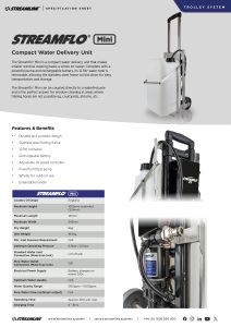 Streamflo™ Mini 12Ltr Trolley System with Battery and Charger